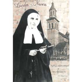 Retrato de Sta. Bernadette con la Iglesia San Pedro