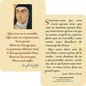 Tarjeta-rezo della Nuestra Señora del Perpetuo Socorro (Recto-Verso)