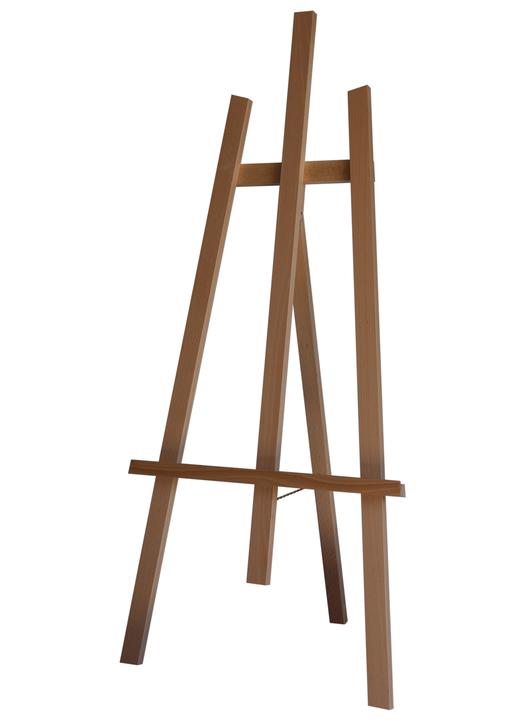 wooden easel 125 cm (Vue de biais)