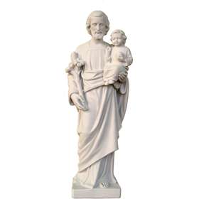 Statue de saint Joseph avec l'Enfant-Jésus, 79 cm (Vue de face)