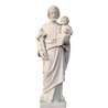 Statue of Joseph saint with the Child Jesus, 79 cm (Vue de face)
