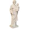 Statue of Joseph saint with the Child Jesus, 79 cm (Vue du profil droit en biais)