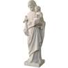 Statue de saint Joseph avec l'Enfant-Jésus, 79 cm (Vue du profil gauche en biais)