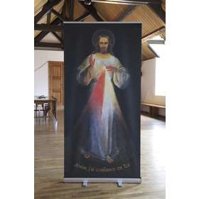 Roll-up  of the icon of Merciful Jesus of Vilnius (Image du roll-up)