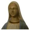 Polychrome statue of the modern miraculous Virgin, 22 cm (Gros plan sur le visage)