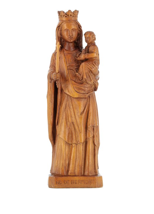 Statue de Notre Dame de Bermont, 27 cm (Vue de face)