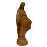 Estatua de madera clara moderna Virgen milagrosa, 22 cm (Vue du profil droit en biais)
