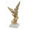 Statue of St. Michael the Archangel decorated gold, 22.5 cm (Vue de dos)