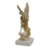 Statue of St. Michael the Archangel decorated gold, 22.5 cm (Vue du profil gauche)