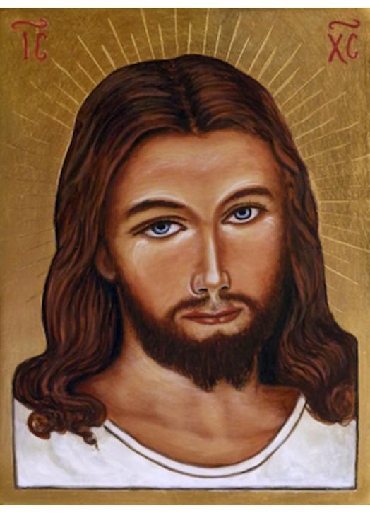 Icon of Merciful Jesus (face)