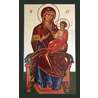 Icon of the Virgin Mary with Jesus enthroned