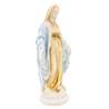 statue de la  Vierge Miraculeuse, polychrome, 23 cm (Vue du profil droit en biais)