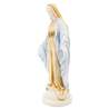 Polychrome statue of the miraculous Virgin, 23 cm (Vue du profil gauche en biais)