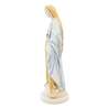Polychrome statue of the miraculous Virgin, 23 cm (Vue du profil gauche)