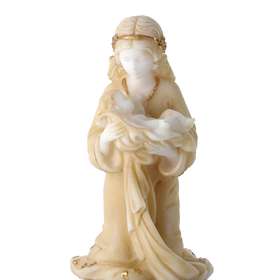 Vierge en prière - 10,5 cm (Vue du facee)