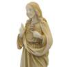 Estatua del Sagrado Corazónl de oro decorada, 20 cm (Gros plan sur lavue de biais)