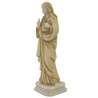 Statue of Sacred Heart decorated gold, 20 cm (Ve du profil gauche en biais)