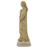 Statue of Sacred Heart decorated gold, 20 cm (Ve du profil gauche)