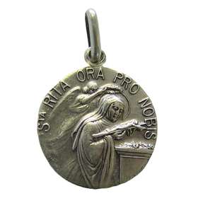 Saint Rita medal, 18 mm