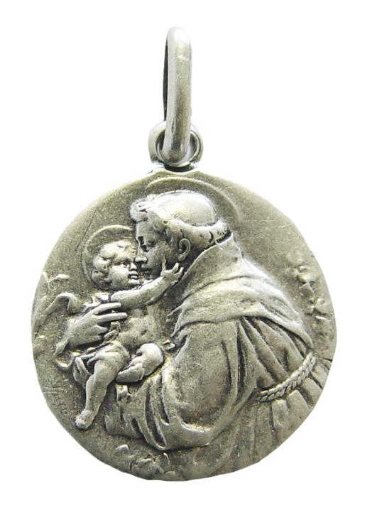 Médaille religieuse de saint Antoine de Padoue, 18 mm