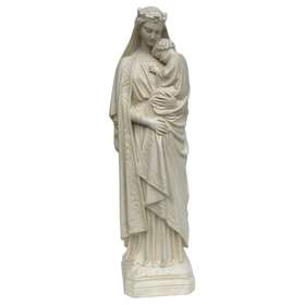 Statue de Notre-Dame de la Sagesse, 22 cm (Vue de face)