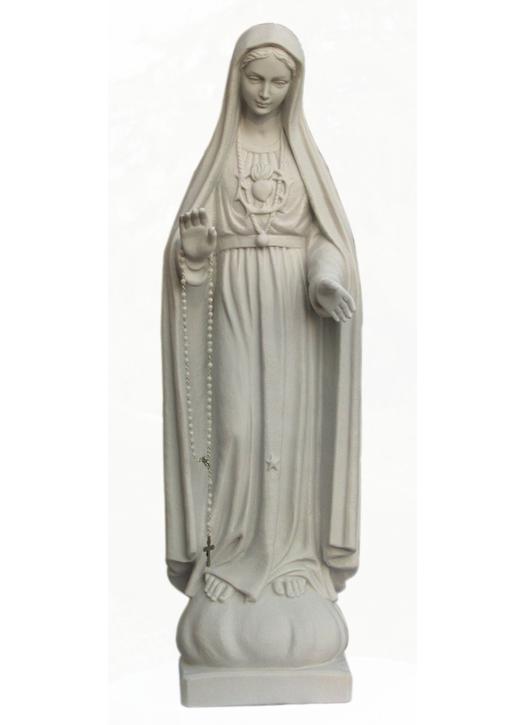 Statue Vierge Marie de Notre-Dame de Fatima, 64 cm (Vue de face)