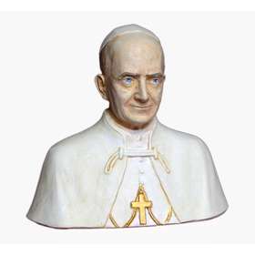 Busto del beato Paul VI, 15 cm (Vue du face)