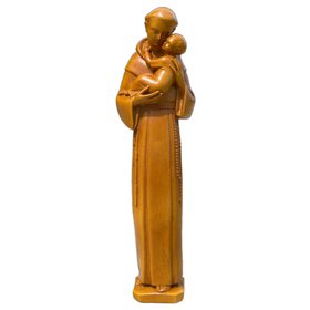 Statue of Saint Anthony of Padua, 20 cm (Vue de face)