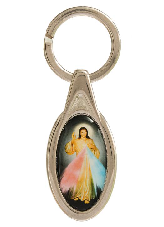 Merciful Jesus keychain