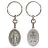 Miraculous medal keychain