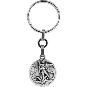 Saint Michel the Archangel keychain