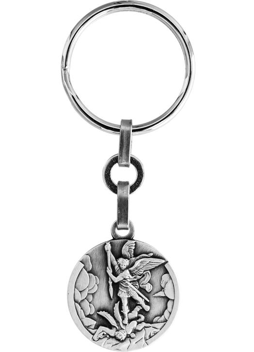 Saint Michel the Archangel keychain