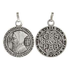 Medal of Saint Benedict, metal - 20 mm