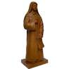 Statue of St. Elizabeth of the Trinity, 20 cm wood tone (Vue du profil droit en biais)