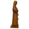 Statue de la bse Elisabeth de la Trinité, 20 cm ton bois (Vue du profil droit)
