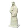 Statue of St. Elizabeth of the Trinity, 20 cm, white (Vue de gauche en biais)