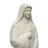 Statue of St. Elizabeth of the Trinity, 20 cm, white (Vue du buste en biais)