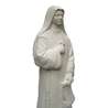 Estatua de la Beata Isabel de la Trinidad, 20cm, blanco (Vue en biais)