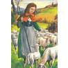 Icon of St. Germaine keeping sheep