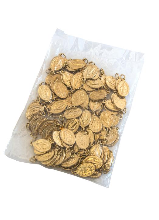Medalla Milagrosa doradas - aluminio - 18 mm - conjunto de 100 (Lot de 100 médailles) Medalla Milagrosa doradas - aluminio - 18 mm - conjunto de 100 (Lot de 100 médailles)
