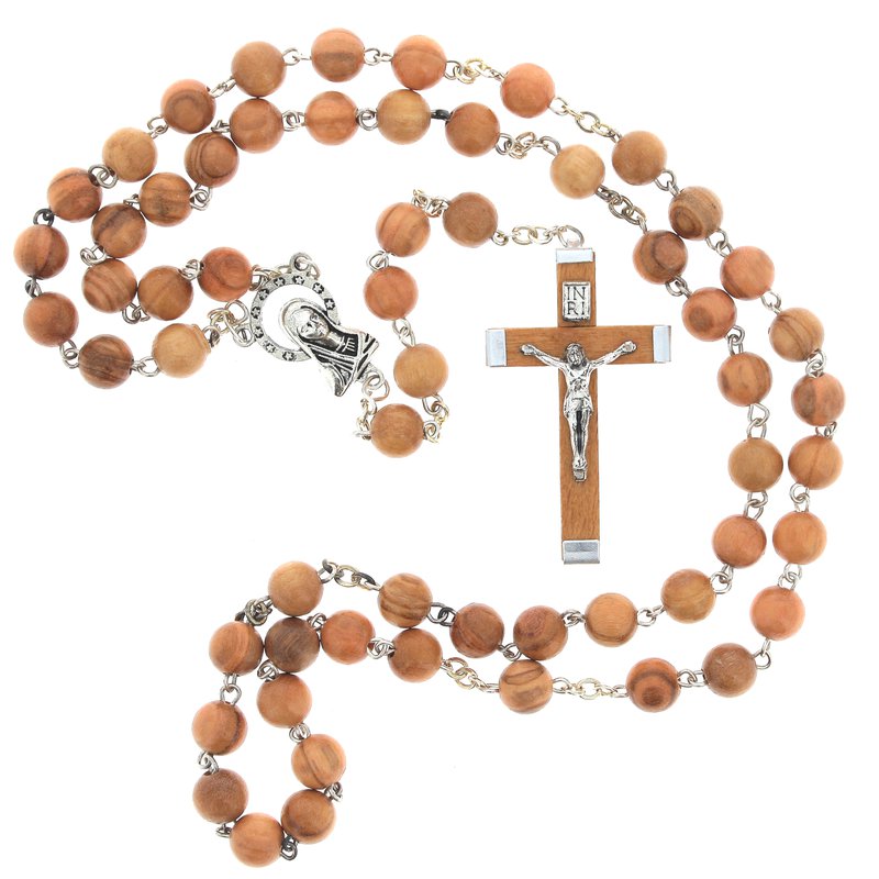 Mount of Olives Wooden Rosary 
