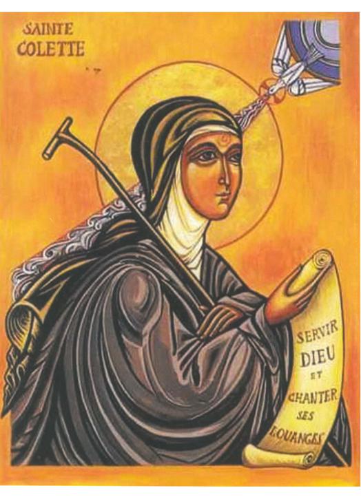 Icon of Saint Colette (G) Icon of Saint Colette (G)