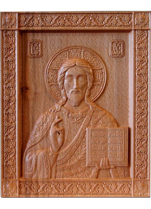 Bas-relief of Christ the Saviour