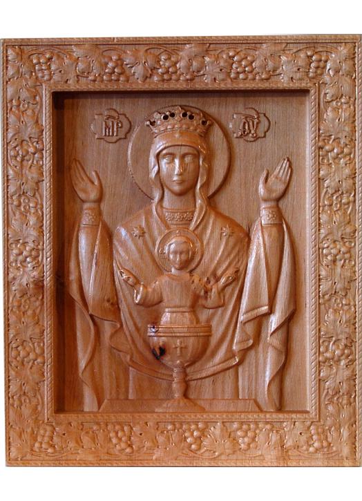 Bas-relief of Our Lady of the Priesthood Bas-relief of Our Lady of the Priesthood