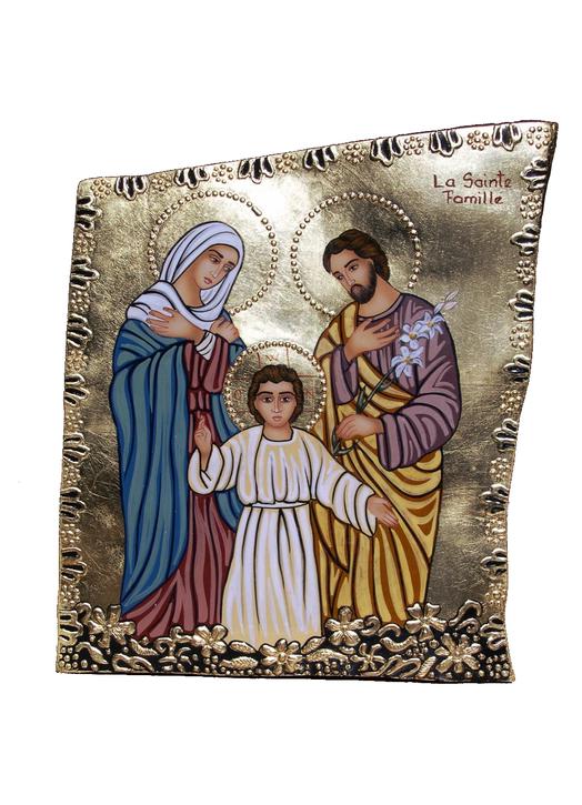 Stone Icon of the Holy Family