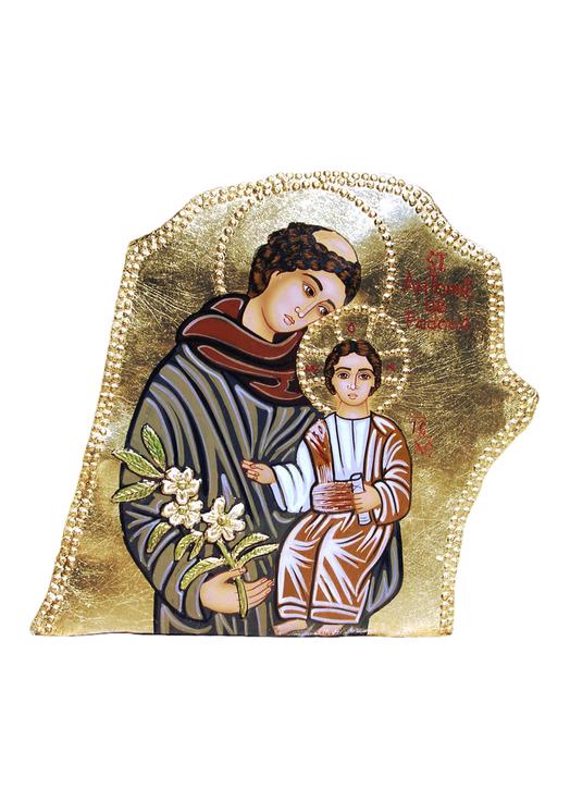 Stone icon Saint Anthony of Padua