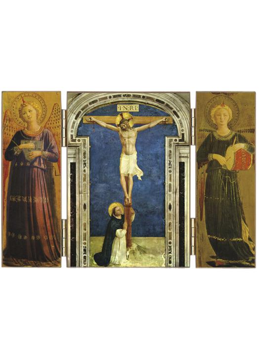 Jesús crucificado y Sto. Domingo