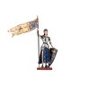 Statue de sainte Jeanne d'Arc, polychrome, 26,5 cm (Vue de face)