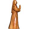 Statue de Sainte Marguerite Marie, 20 cm, bois clair (Vue du profil fauche)