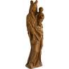 Statue de la Vierge couronnée, 28 cm (Vue de face légèrement en biais)